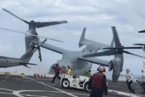 米軍のオスプレイが起こした5年前の事故、映像がYouTubeに浮上