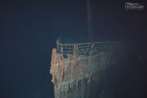 海底のタイタニック号を過去最高の画質で撮影、動画が公開される