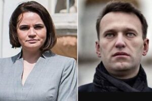 ノーベル平和賞候補に、ロシアのナワリヌイ氏と、ベラルーシのチハノフスカヤ氏の名前が挙がる