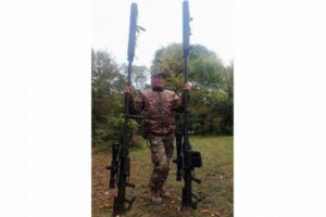 長さは1.8メートル、ウクライナの狙撃兵が使うライフルが巨大すぎる！