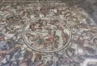 シリアでローマ時代のモザイクの床を発見、ほぼ無傷の状態で残される
