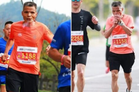 中国のマラソン大会に出場した男性、タバコを吸いながら完走してしまう