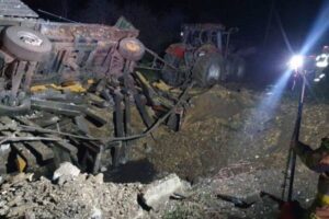 ポーランドにロシア製のミサイルが着弾、2人が死亡、ロシア側は関与を否定