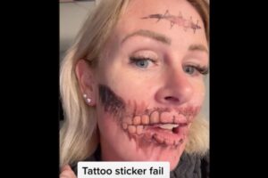 気をつけよう、取れないハロウィーンメイクで恥ずかしいことに