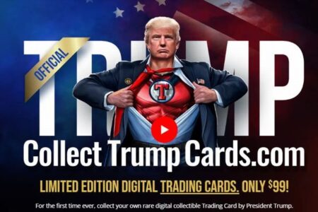 【すでに完売＆転売】トランプ元大統領が発売したトレーディングカードが人気に