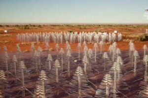 世界最大の電波天文台の建設を開始、10万本以上のアンテナで宇宙を探る
