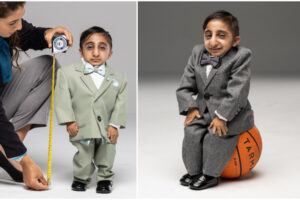 20才のイラン人男性、世界最低身長65cm、ギネス記録認定