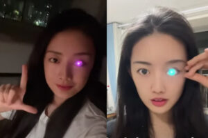 事故で片目を失った女性が作る、光る義眼がカッコいい