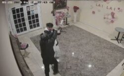 ロス郊外の銃乱射事件、男性が犯人から銃を奪う内部映像が浮上