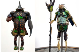 昆虫の死骸で作るフィギュアが、不気味にカッコいい