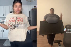 オッパイで物を持ち上げるリフトチャレンジ、SNSでエスカレート中