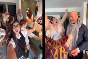 認知症公表のB・ウィリス、幸せな誕生会の様子を元妻が公開