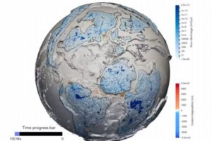 1億年の地球モデル、地形の推移を高解像度で示した動画が公開される