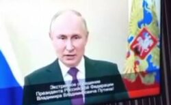 ロシアのメディアに、プーチン大統領のディープフェイク映像が流される【動画】
