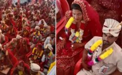 インドで2143組のカップルが合同結婚式、ギネス世界記録に