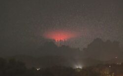 ブエルトリコで、珍しい発光現象「スプライト」の動画撮影に成功