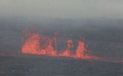 アイスランド、首都の近くで火山が噴火、その距離わずか30km