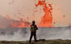 【アイスランド】噴火した溶岩を間近で撮影、公開された動画が迫力満点