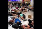 イビサ島の空港で衝撃の光景、多くの観光客が床で眠っていた！【動画】