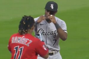 米メジャーリーグ、試合中にボクシングマッチが始まる