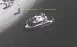 ロシア軍の揚陸艇、ウクライナ軍のドローン攻撃により撃破【動画】