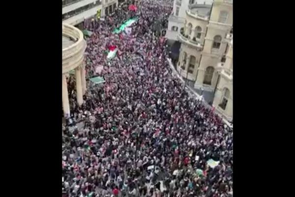 「ガザへの攻撃を止めろ！」世界各地で親パレスチナの大規模集会を開催