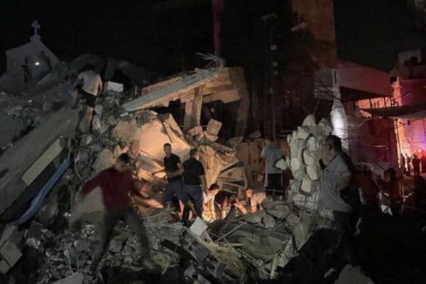 ガザ地区にあるギリシャ正教会の敷地でも爆発、避難していた人々が死亡