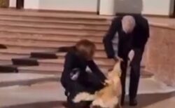 モルドバ大統領の愛犬、オーストリア大統領の手を噛んでしまう