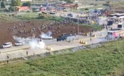 トルコにある米軍基地で大規模な抗議デモ、ガザ地区の住民に連帯を示すため
