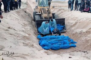 イスラエル、ガザ北部で殺害したパレスチナ人80人の遺体を引き渡す