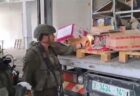 イスラエル兵が人道支援物資に火を放つ、動画が拡散