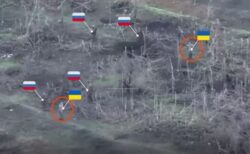 ロシア軍、捕虜にしたウクライナ兵を「人間の盾」に使用か、映像が浮上
