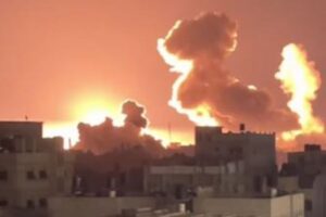 ガザ地区南部で激しい攻撃、1月には3000人のパレスチナ人が殺害される