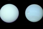 天王星と海王星の本当の色、両方とも薄い青緑色をしている可能性
