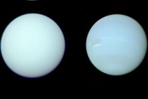 天王星と海王星の本当の色、両方とも薄い青緑色をしている可能性