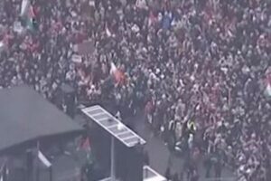 世界各地で反イスラエルの抗議デモ、ガザ地区での即時停戦を訴える