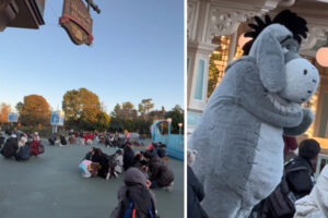 地震発生時、東京ディズニーのキャストはキャラを守りつつ客を誘導、海外から賞賛が集まる