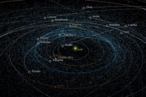 超高層ビルほどの巨大な小惑星、無事に地球を通過