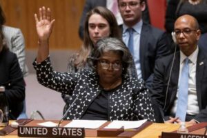 米政府、ガザ地区での即時停戦を求める安保理決議案に、3度目の拒否権行使