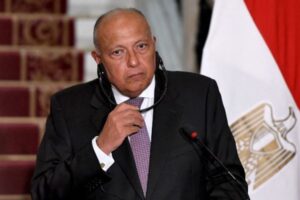 エジプト外相「イスラエルの目標は、ガザ地区からパレスチナ人を追い出すこと」