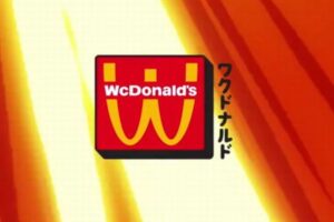 「マクドナルド」が「ワクドナルド」に変身、ロゴのMが逆さまのWになる