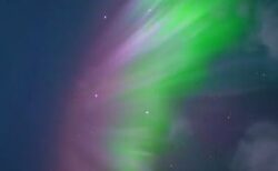 光の饗宴！美しいオーロラが、アラスカ州の上空に出現【動画】