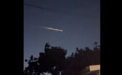 南カリフォルニアに不思議な物体が出現、輝きながら上空を通過していく【動画】