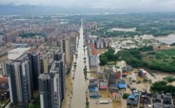 中国の広東省で洪水が発生、緊急避難勧告を発令
