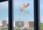 ロシアのミサイルが、ウクライナのテレビ塔を破壊【動画】