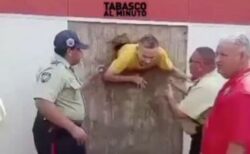 ベネズエラの刑務所で受刑者がトンネルを掘るも、目の前に警察官