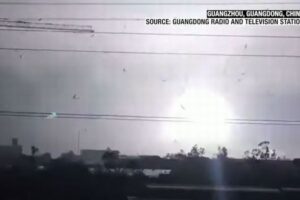 中国の広東省で強烈な竜巻が発生、5人が死亡、33人が負傷