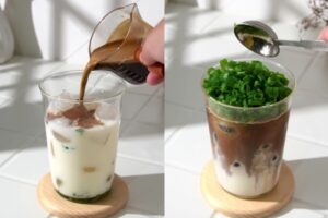 中国発の暗黒料理「葱ラテ」がSNSで話題