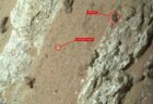 NASAの火星ローバーが発見した岩に、古代の微生物の痕跡か