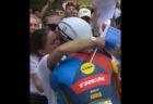 「ツール・ド・フランス」に参加していた選手、レース中に妻にキスして罰金